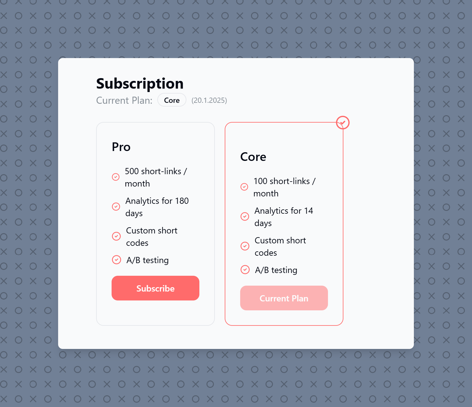 New Pricing Tiers:  Core and Pro Plans